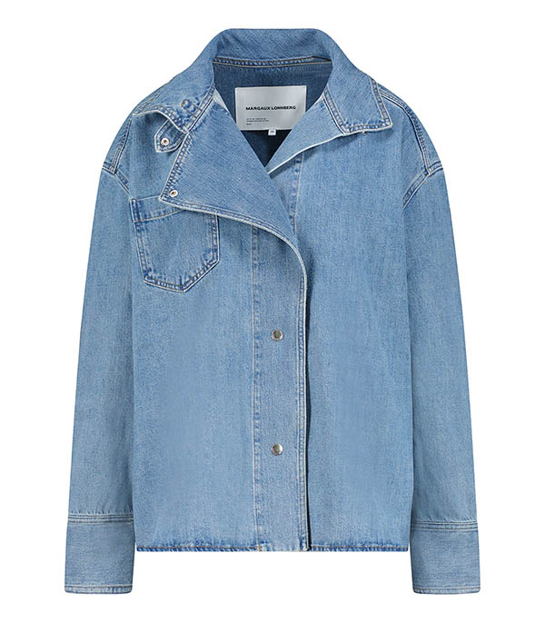 Chemise en Jean Destructurée Egan Bleu Margaux Lonnberg