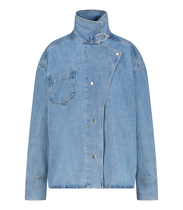 Chemise en Jean Destructurée Egan Bleu Margaux Lonnberg