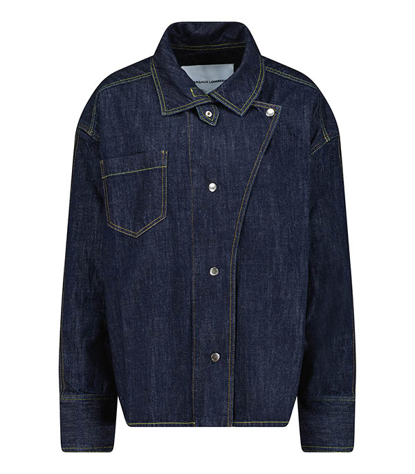 Chemise en Jean Destructurée Egan Bleu Brut Margaux Lonnberg