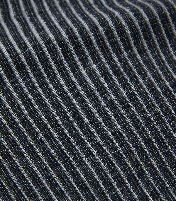 Pull côtelé Lupetto Vanise Gris Roberto Collina