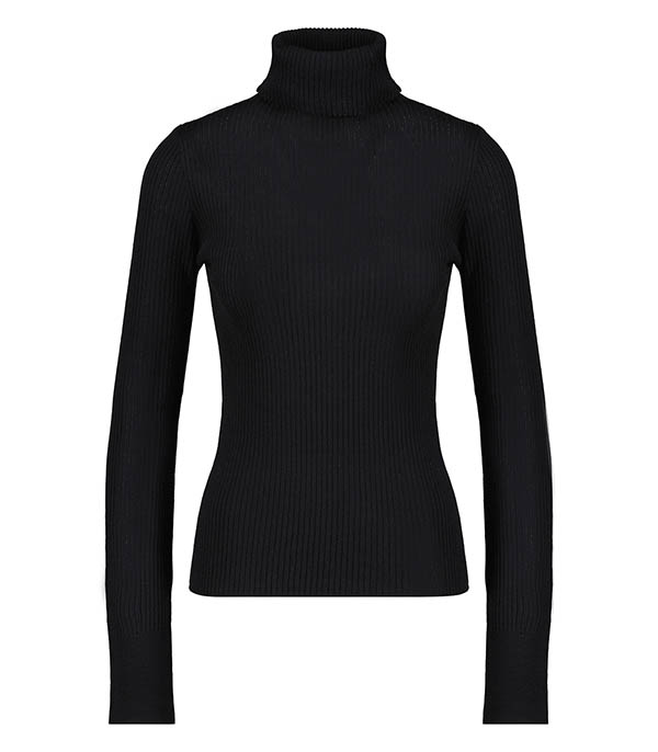 Pull Col Roulé Dolcevita Nero Roberto Collina - Taille L