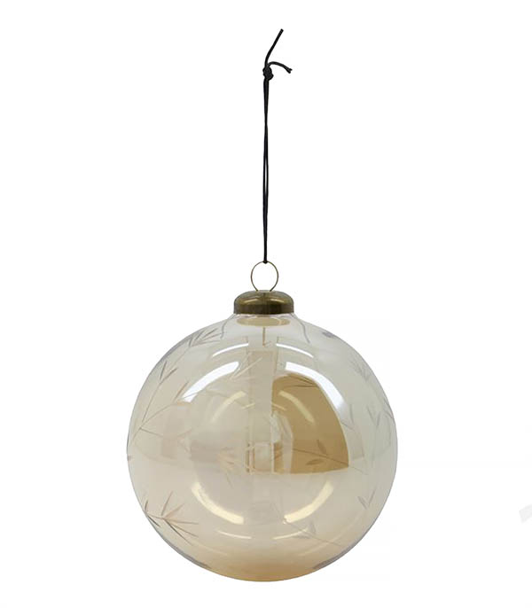 Set de 4 Boules de Noël Rayn Marron House Doctor