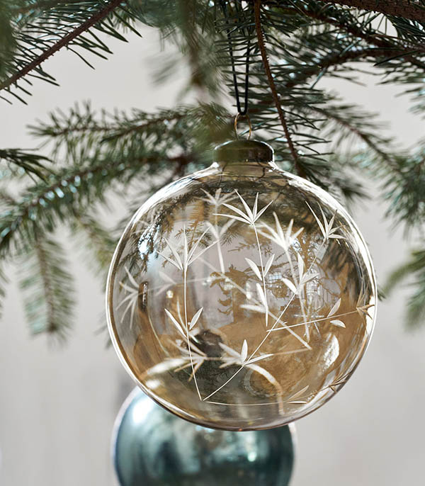 Set de 4 Boules de Noël Rayn Marron House Doctor