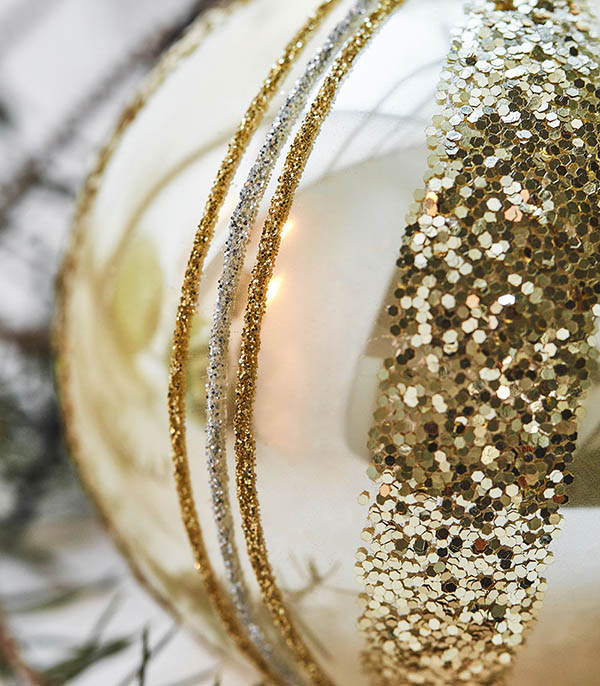 Boule de Noël Chama Or House Doctor