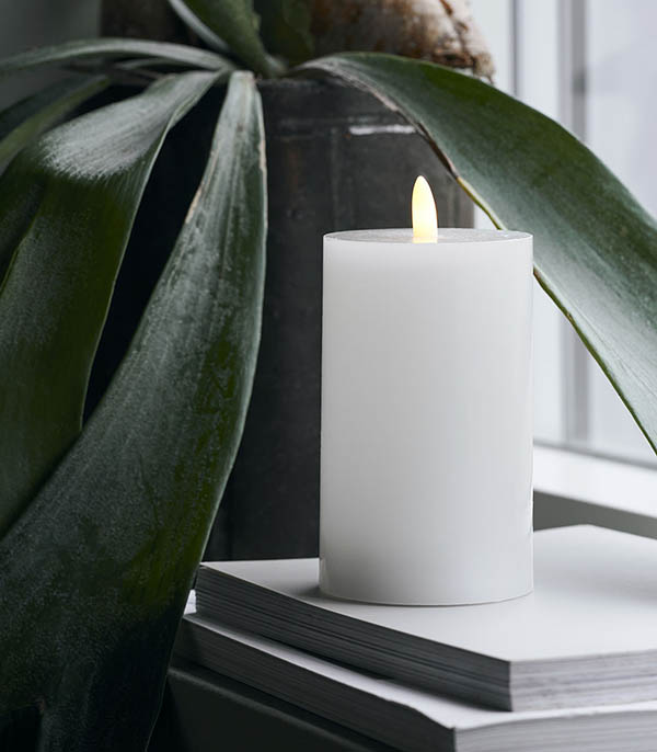 Bougie LED Blanche House Doctor