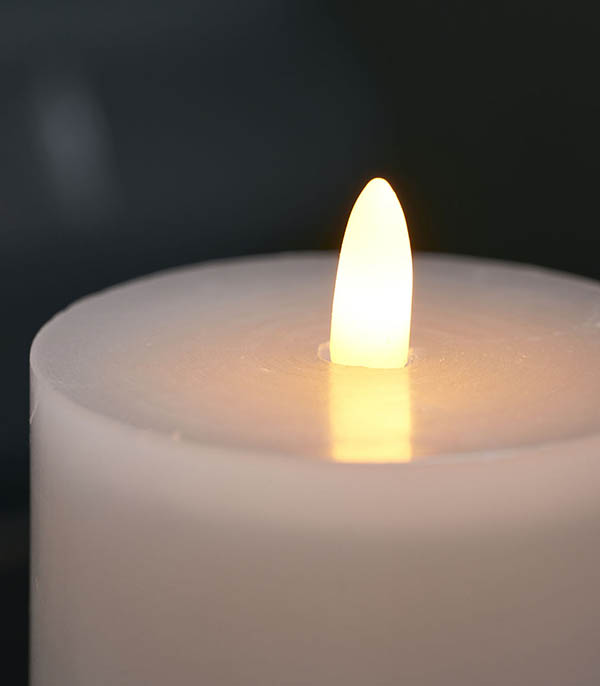 Bougie LED Blanche House Doctor