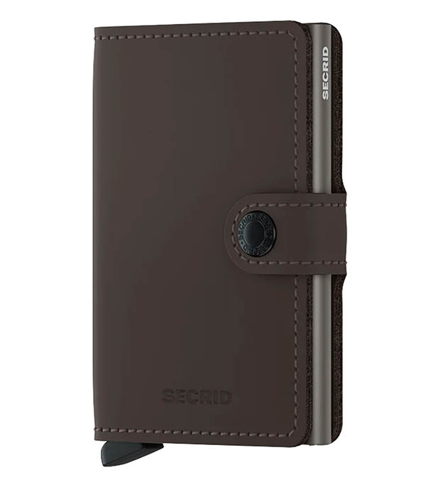 Porte-Carte Miniwallet Matte Truffle Secrid