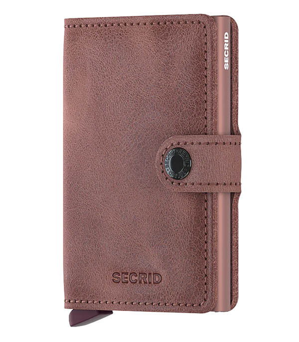 Porte-Carte Miniwallet Vintage Mauve Secrid