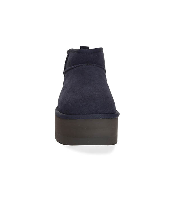 Bottines Classic Ultra Mini Plateforme Daim Bleu UGG®