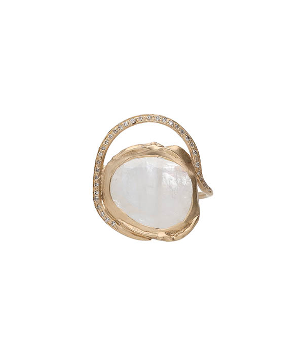 Bague Gaia Moonstone Pascale Monvoisin