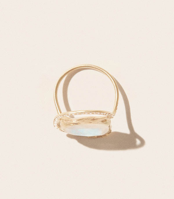 Bague Gaia Moonstone Pascale Monvoisin