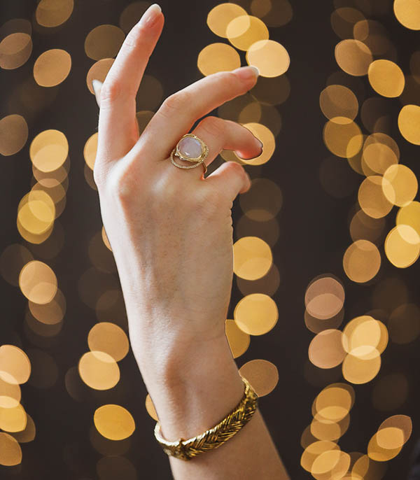 Bague Gaia Moonstone Pascale Monvoisin