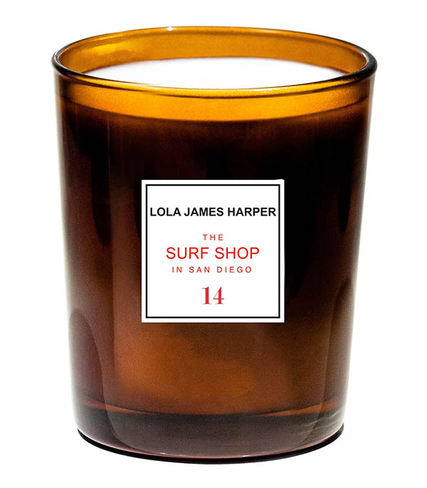 Bougie #14 The Surf Shop 190g Lola James Harper