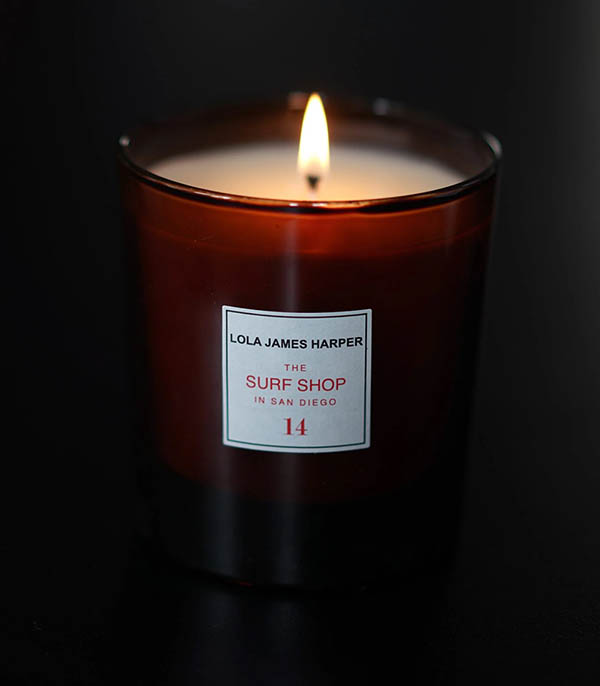 Bougie #14 The Surf Shop 190g Lola James Harper