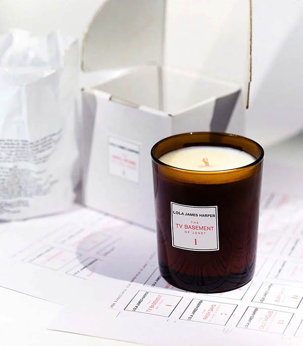 Bougie #1 The TV Basement 190g Lola James Harper
