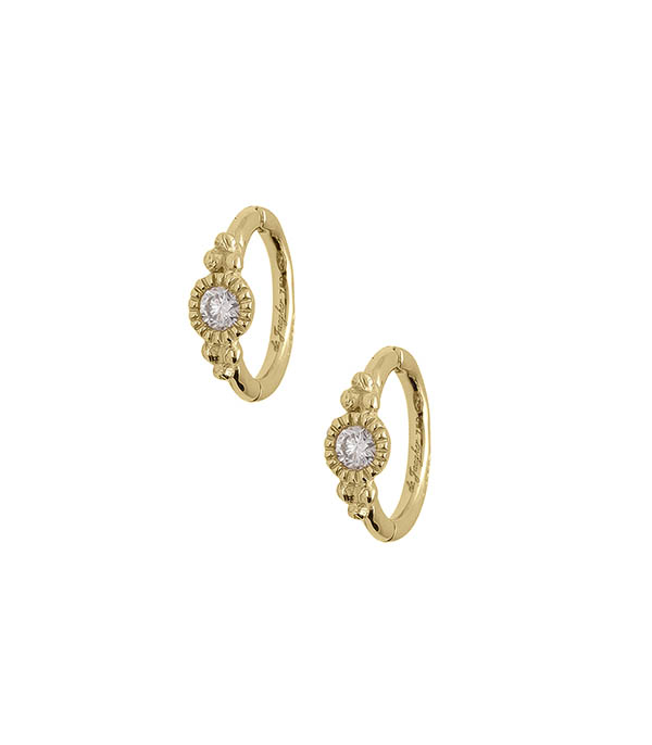 Boucles d'oreilles Sunny Bubbles en Or Jaune  De Jaegher