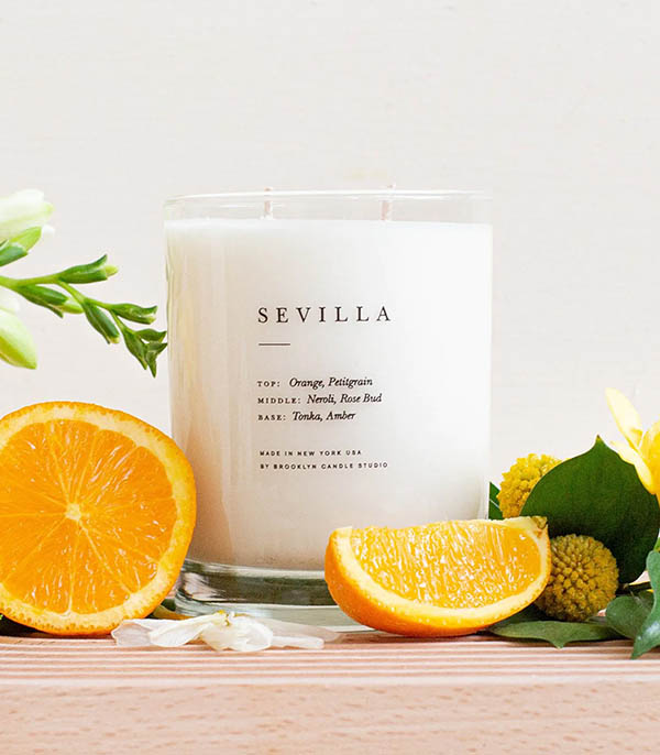 Bougie végétale parfumée Escapist Sevilla Brooklyn Candle Studio