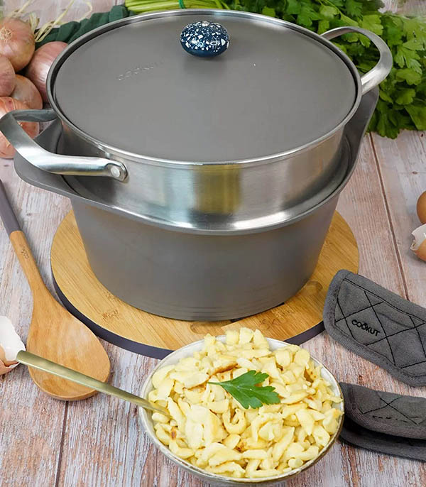 Paire de maniques de l'Incroyable Cocotte Moka Cookut