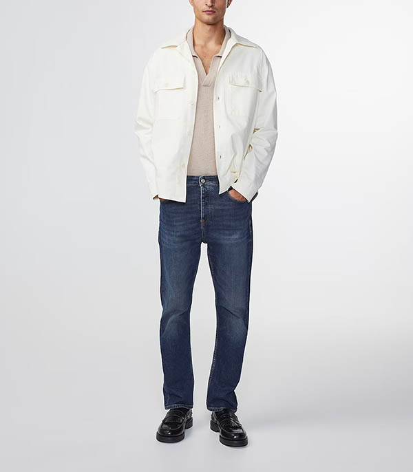 Jean Homme Droit Johnny 1839 Dark Denim NN07