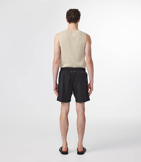 Short de Bain Homme Warren 1442 Black NN07