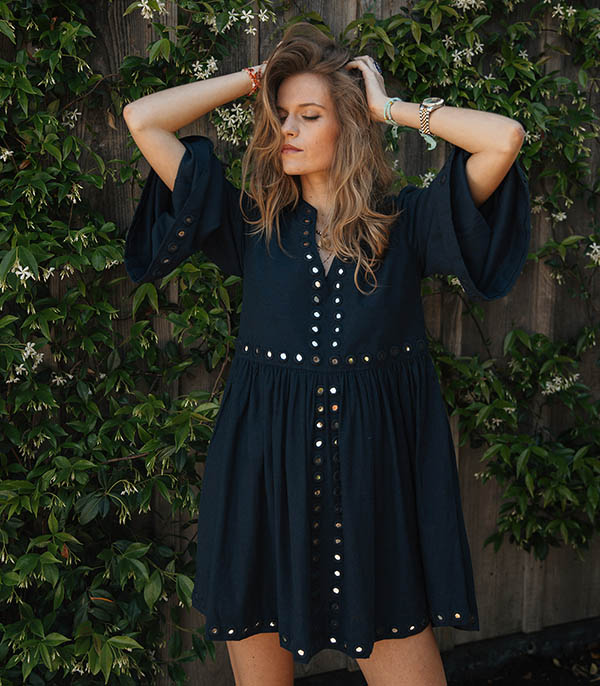 Robe Silvie Midnight Mirror Alix of Bohemia