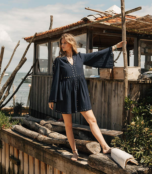 Robe Silvie Midnight Mirror Alix of Bohemia