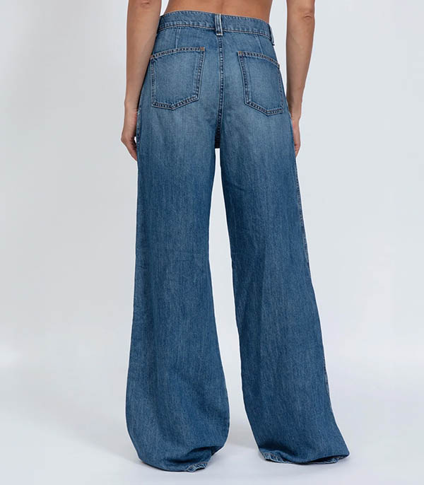 Jean Wide Leg Pleated Cobra ASKK NY