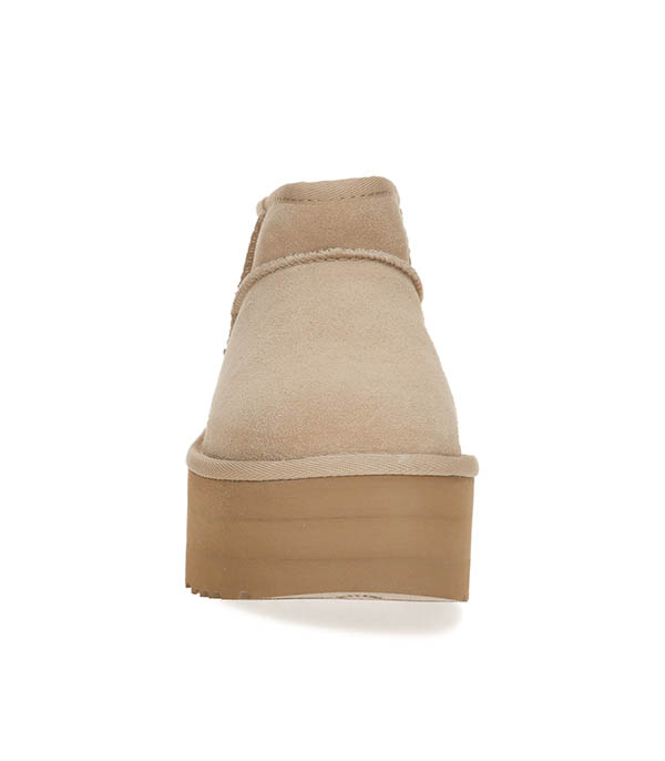 Bottines Classic Ultra Mini Plateforme Daim Sand UGG®