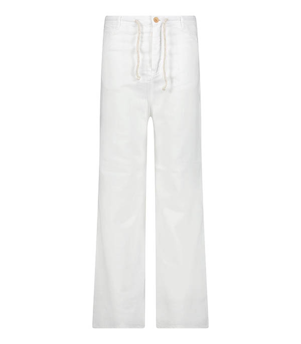 Pantalon Oversize Blanc HAPPY HAUS - Taille 32