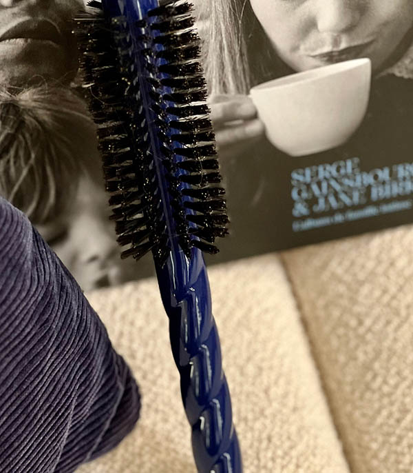 Brosse N.05 Ronde Volume & Style Bleu Myrtille La Bonne Brosse