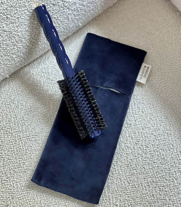 Brosse N.05 Ronde Volume & Style Bleu Myrtille La Bonne Brosse