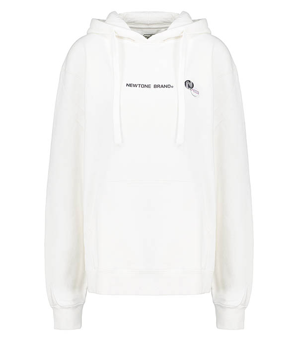 Hoodie Jagger Line Dirty White Newtone à -40%