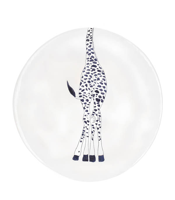 Assiette à Dessert Girafe Back Three Seven