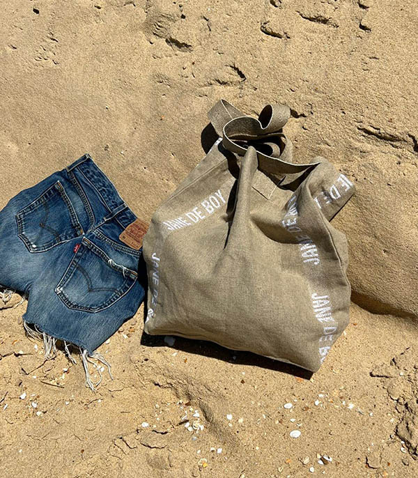 Tote Bag Doudou en lin Jane de Boy Blanc Charvet Editions