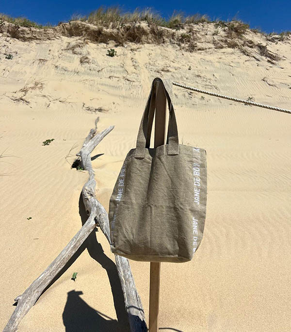 Tote Bag Doudou en lin Jane de Boy Blanc Charvet Editions