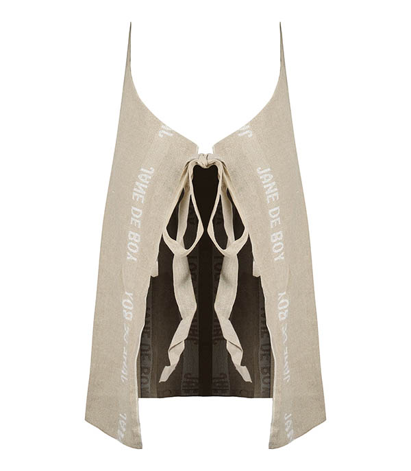 Tablier Jane de Boy Blanc Charvet Editions