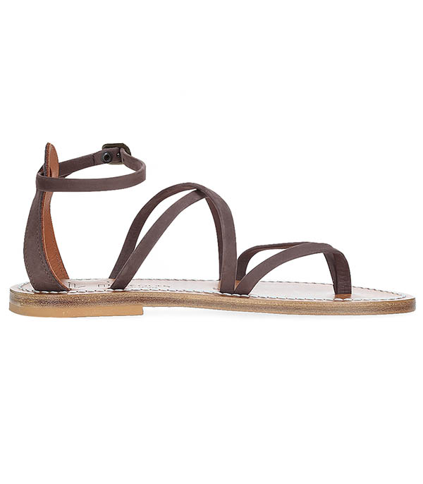 Sandales Epicure Cuir Nubuck Ebony K.Jacques