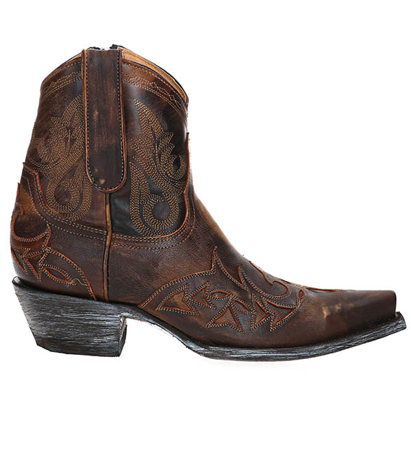 Boots santiag Stitched 7 Ocre Mexicana