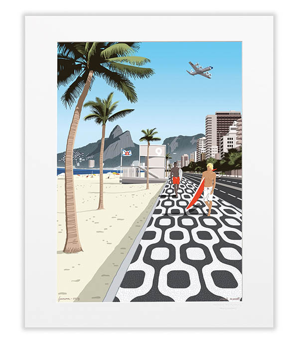 Affiche Paulo Mariotti Ipanema 40 x 50cm Image Republic