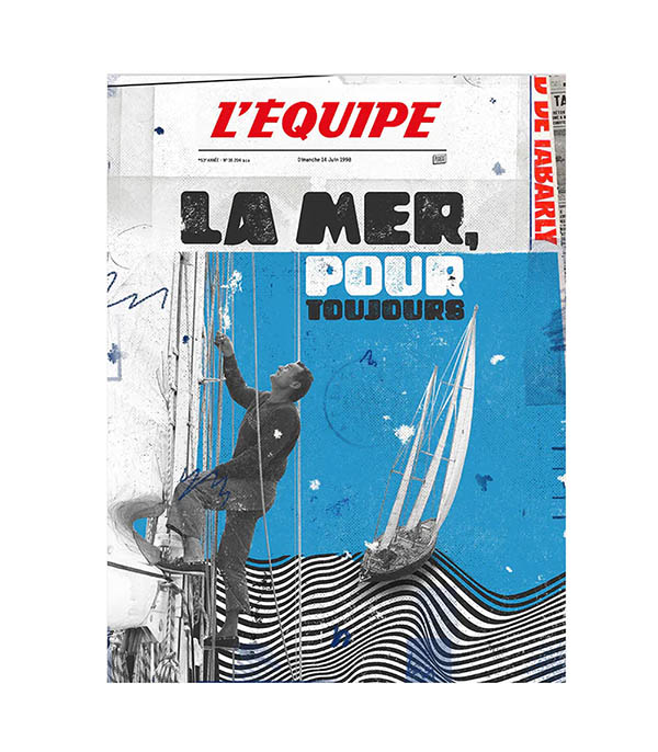 Affiche l'Équipe Tabarly 30 x 40 cm Plakat