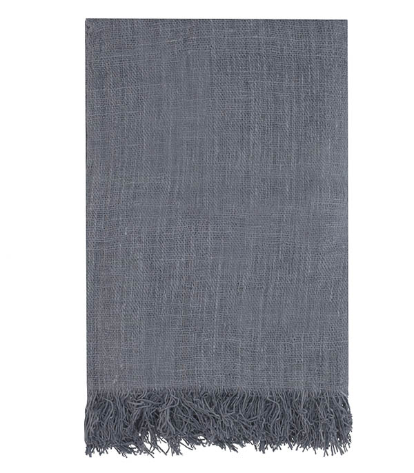 Jeté de Canapé en Coton Recyclé Dark Grey Originalhome
