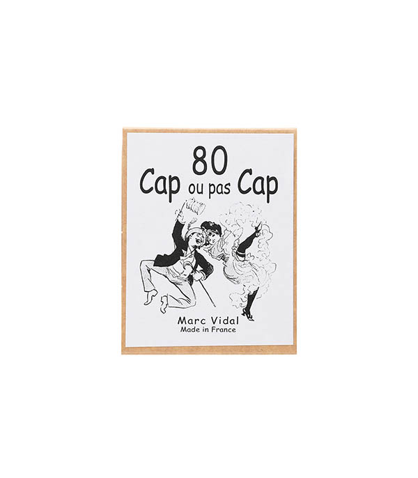 Jeu de Cartes 80 Cap ou pas Cap Marc Vidal