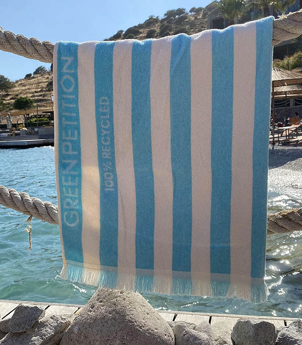 Serviette de bain Delmor Capri Green Petition