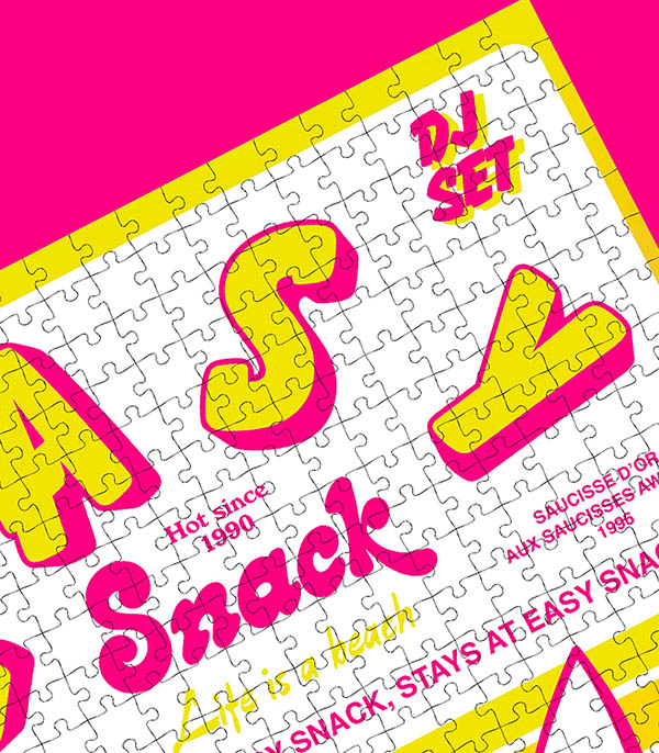 Puzzle Easy Snack Piece & Love