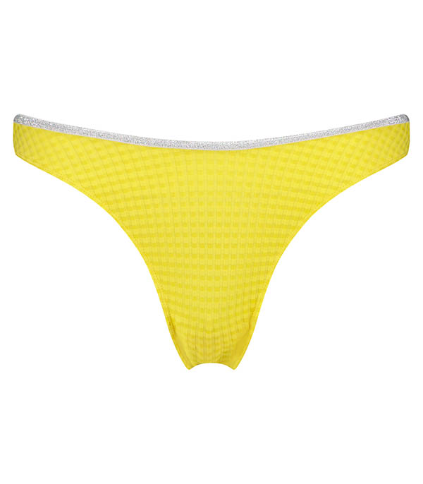 Tanga Freddie Yellow Vichy La Nouvelle - Taille 3 à -50%