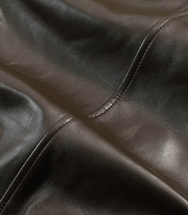 Veste homme en Cuir Florian Demitasse NN07