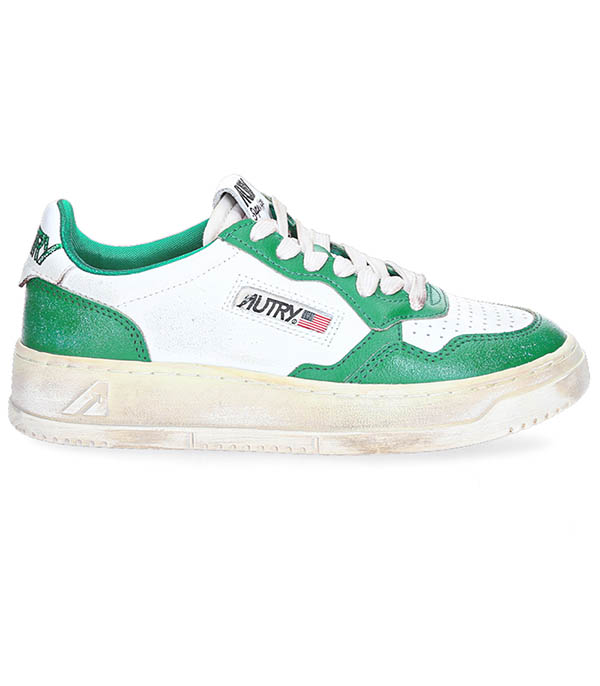 Baskets Super Vintage Capsule White/Green Autry - Taille 37 à -70%