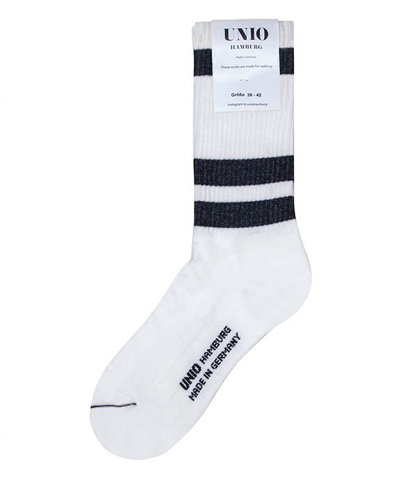 Chaussettes White Black Unio Hamburg