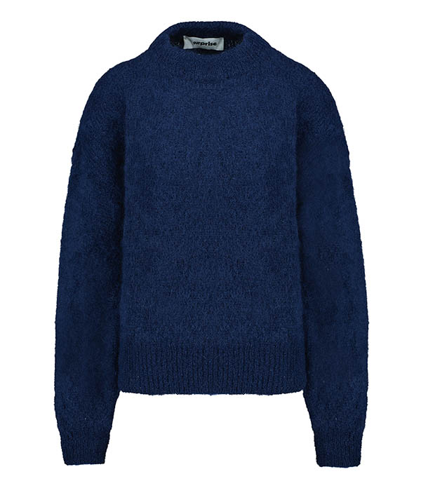 Pull Mohair Jane Navy Blue Surprise Paris