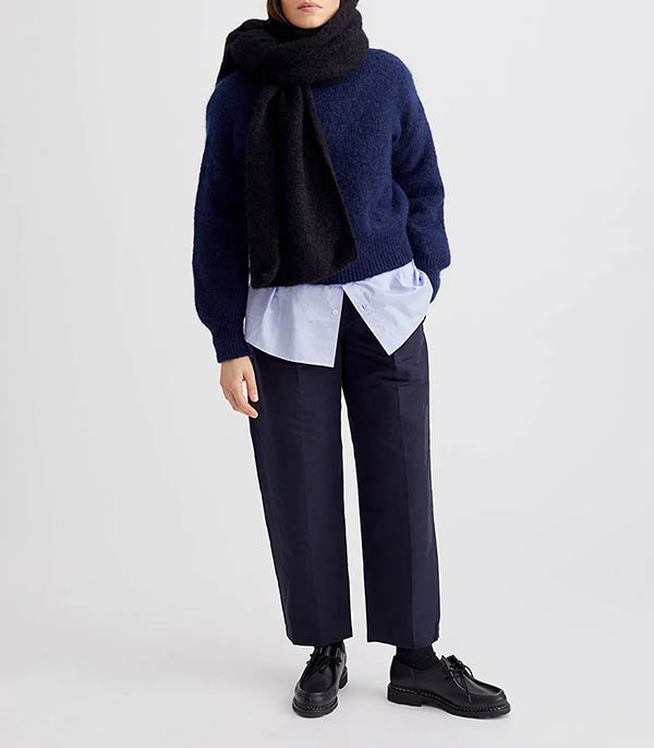 Pull Mohair Jane Navy Blue Surprise Paris
